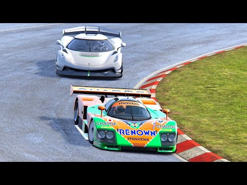 Koenigsegg Jesko vs Mazda 787B - Nordschleife