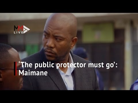 'Public protector must be removed' Maimane speaks at neighbourhood safety deployment in Cape Flats