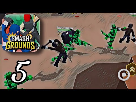 Smashgrounds.io: Ragdoll Arena Campaign 3 Stage 1-7 - Gameplay Walkthrough (Part 5) [iOS,Android]