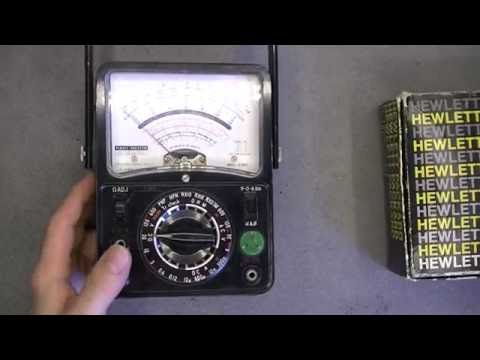 Fleamarket finds: vintage japanese multimeter and NIB HP-21 Calculator !!!