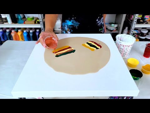 WOW! - This Color Palette is Amazing! - Acrylic Painting - Fluid Art - Acrylic Pouring