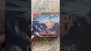 Pulling my chase first pack! #chaosrising #pokemontcg #pokemon
