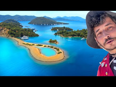 I Found a Boat Tour WITHOUT MUSIC 😍 I Visited Gocek Bays