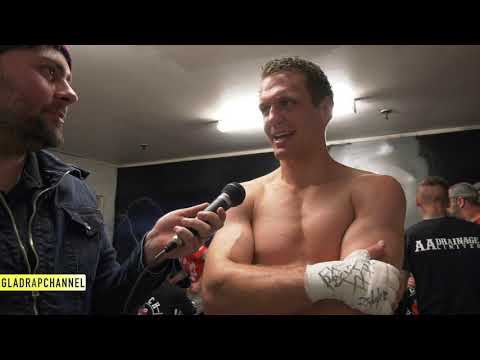 David Light post fight interview after stopping Thomas Russell in the 2nd Round