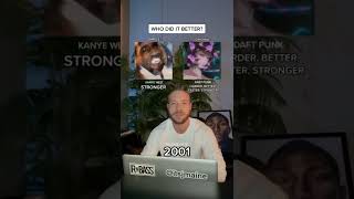 Who Did It Better? Kanye West “Stronger” Or Daft Punk? #shorts #kanyewest #daftpunk #sample #samples