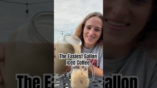 The Easiest Gallon Iced Coffee