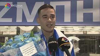 ΘΕΡΜΗ ΥΠΟΔΟΧΗ ΣΤΟΝ ΛΑΡΙΣΑΙΟ ΠΡΩΤΑΘΛΗΤΗ ΤΟΥ ΤΑΕΚΒΟΝΤΟ ΓΙΩΡΓΟ ΖΜΠΗΤΑ  26 11 2025