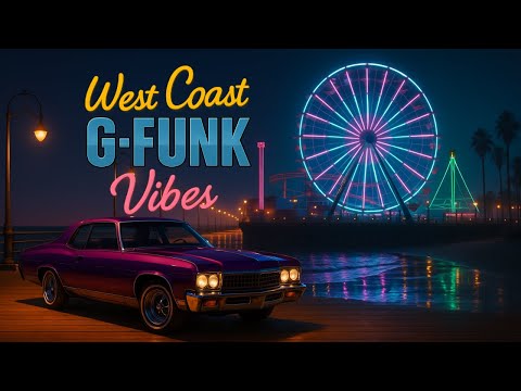 West Coast G Funk Vibes 🌙 Midnight Cruise by the Pier