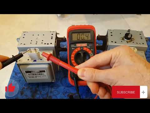 testing microwave magnetrons, how to identify good and bad ones