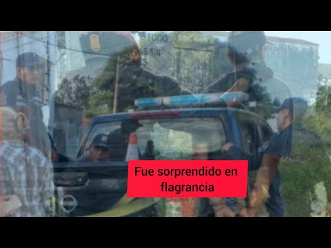 Policia de Salta. Gral. E. Mosconi"Un hombre fue detenido luego en un predio abandonado."