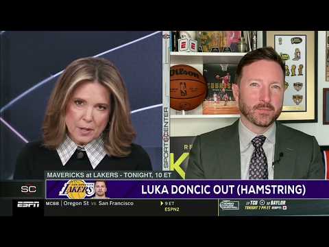 Dave McMenamin updates Luka Doncic & LeBron status and Lakers starting lineup vs. Mavericks tonight