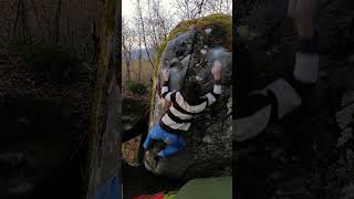 Video thumbnail de Trebello, 7a. Pena Corneira