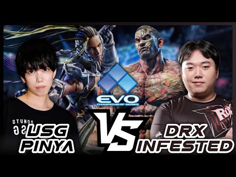 Tekken 7 EVO Top 16 Winners Side| Pinya VS Infested