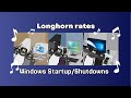 Longhorn Rates Windows Startup Shutdown Sounds Windows
