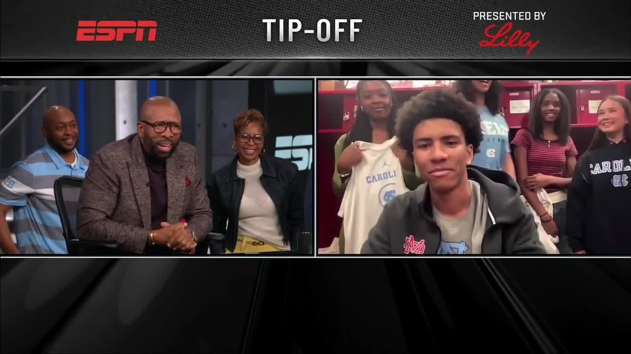 Kenny Smith’s son announces he’s going to North Carolina | NBA Tip-Off