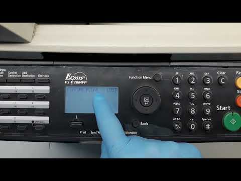 HOW TO RESET MAINTENANCE KIT (MK) COUNTER ON KYOCERA ECOSYS FS-1128MFP, REPLACE PROCESS UNIT