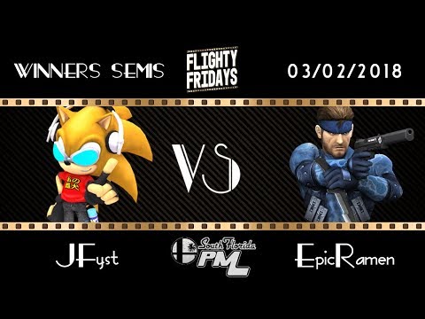 Flighty Fridays 6 Project M Winner's Semis - Jfyst vs epicRAMEN