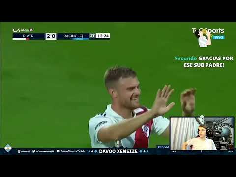 DAVO XENEIZE - REACCIONA a RIVER vs RACING DE CORDOBA *Copa Argentina 2023*