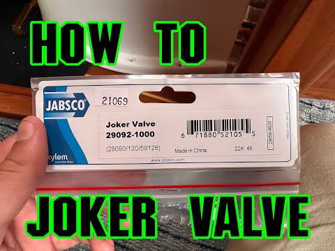 HOW TO: Replace Jabsco Joker Valve on Jabsco Toilet