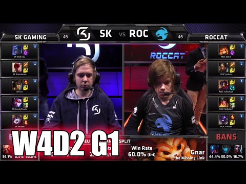 SK Gaming vs ROCCAT | S5 EU LCS Summer 2015 Week 4 Day 2 | SK vs ROC W4D2 G1