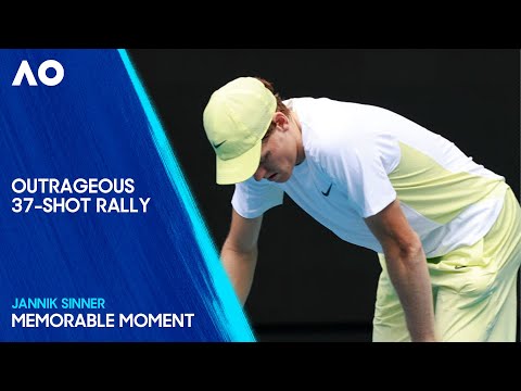 Sinner Wins Point of the TOURNAMENT Against Rune! | Australian Open 2025