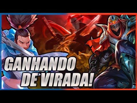 VIRANDO O GAME DE YASUO! | Yasuo x Zed | League of Legends
