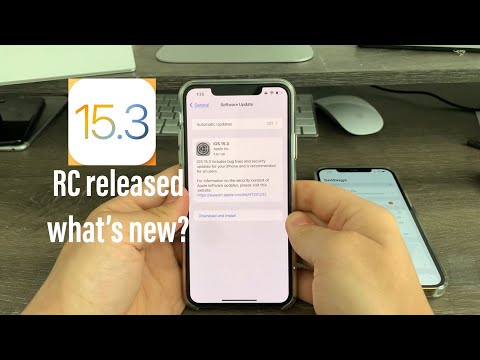 iOS 15.3 RC released!! what's new? Bug fix release