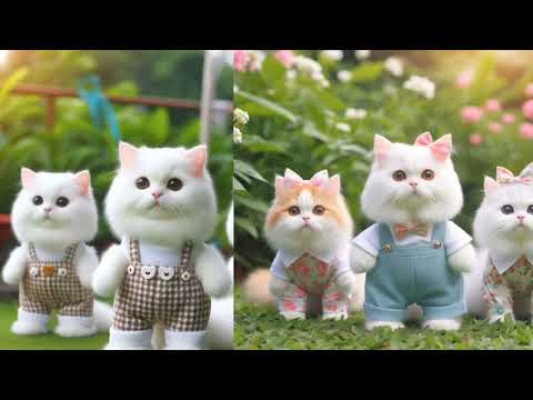 ANIMATED CATS SINGING RAHMATUNPOEMS LIL'ALAMEEN wowkidsofficIal GEMOY COLORFUL CATS