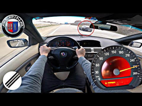 2007 ALPINA B7 500HP TEST DRIVE ON GERMAN AUTOBAHN🏎