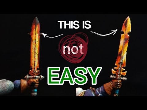 How to paint FIRE WEAPONS with Contrast