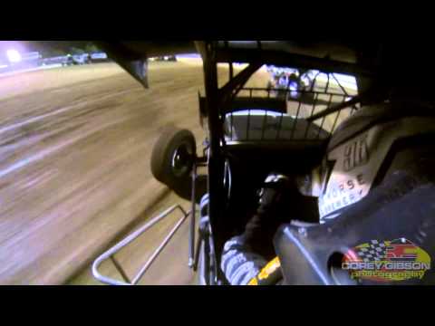Onboard Shaun Dobson's Sprintcar. Simpson Speedway 8/3/14