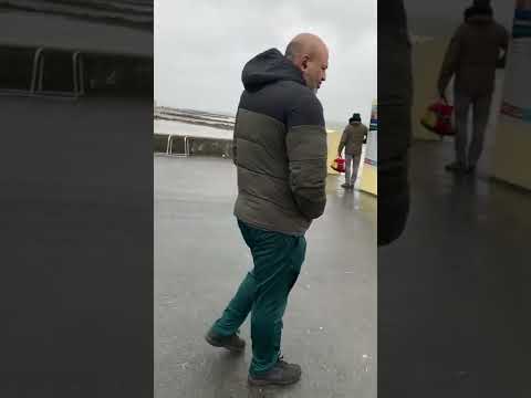 Galway beach windstorm