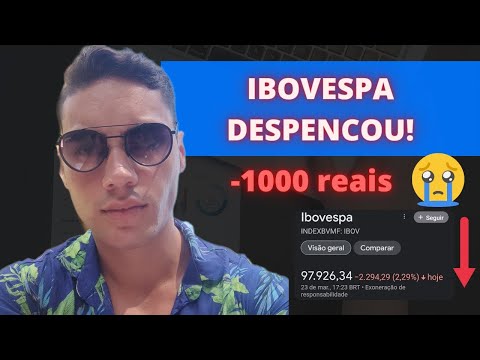 Finanças e investimentos: IBOVESPA DESPENCA! VOU CONTINUAR?