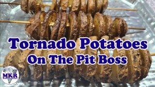 TORNADO Potatoes on The Pit Boss Pro Series 1100 Pellet Grill | Man Kitchen Recipes