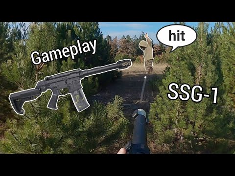 Airsoft SSG-1 Destroying Enemies (Airsoft Gameplay: First Person Shooter)