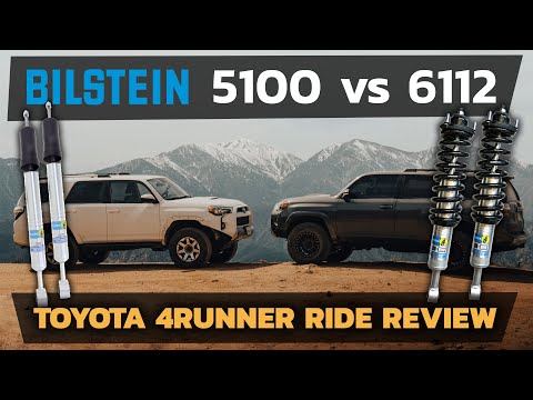 @bilsteinUS  5100 vs 6112 Toyota 4Runner Ride Review
