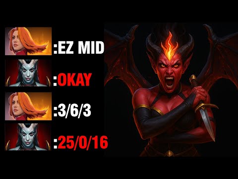 QOP Mid 25 Kills 0 Deaths  | Immortal | Patch 7.40b #dota2