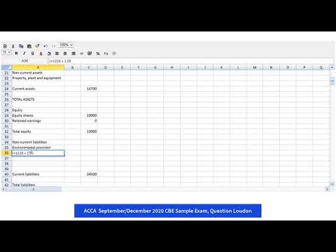 ACCA FR September/December 2020 CBE Question Loudon - Exam debriefs – ACCA Financial Reporting (FR)