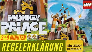 Monkey Palace Regeln Anleitung Regelvideo Lego Brettspiel Familienspiel