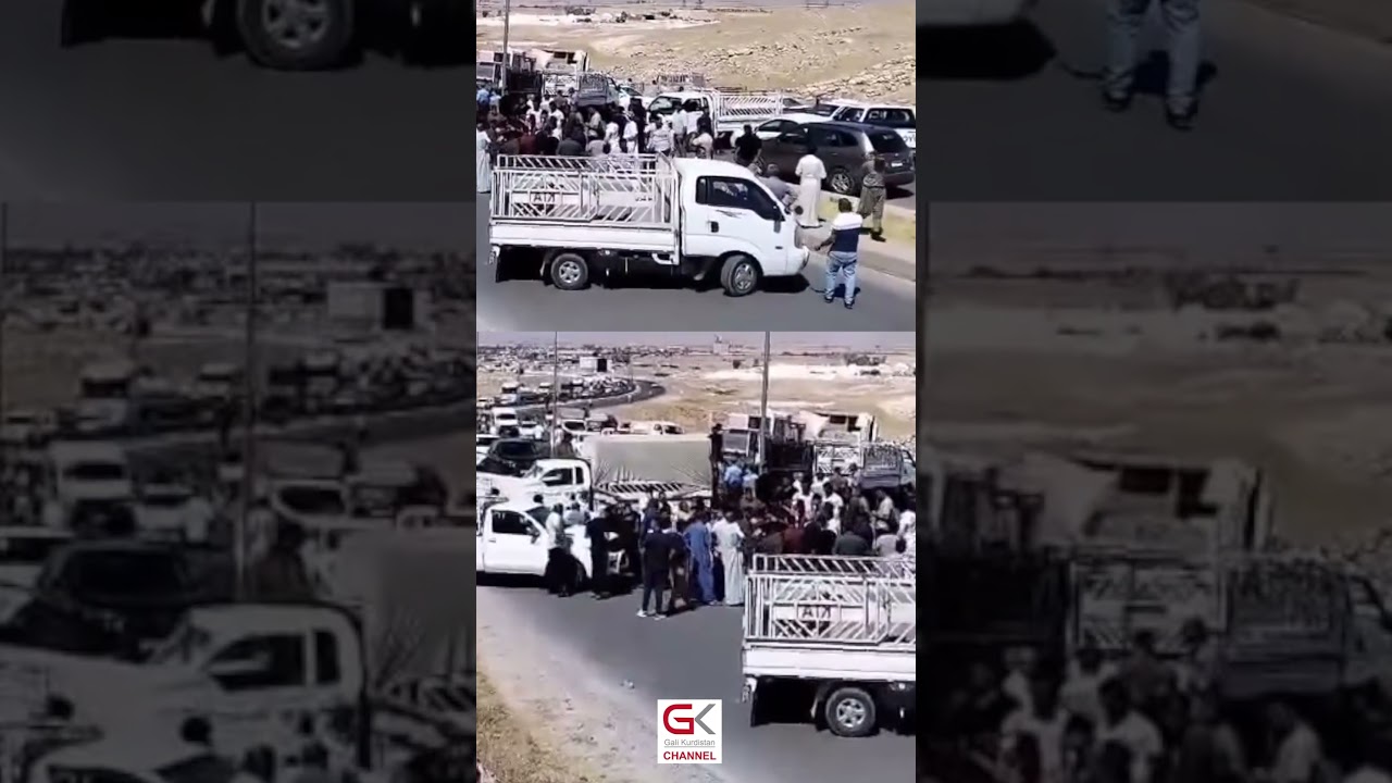 ڤیدیۆ | رێگەی هەولێر _مەخمور لە لایەن كاسبكاران و جووتیارانەوە داخرا