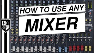 How To Use a Mixer for Live Sound & Studio Rec