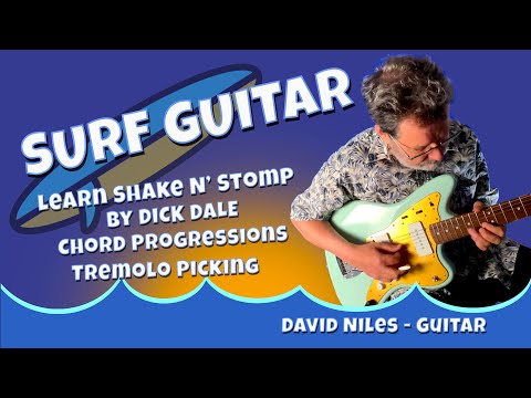 SURF GUITAR LESSON - "Shake N Stomp" Dick Dale