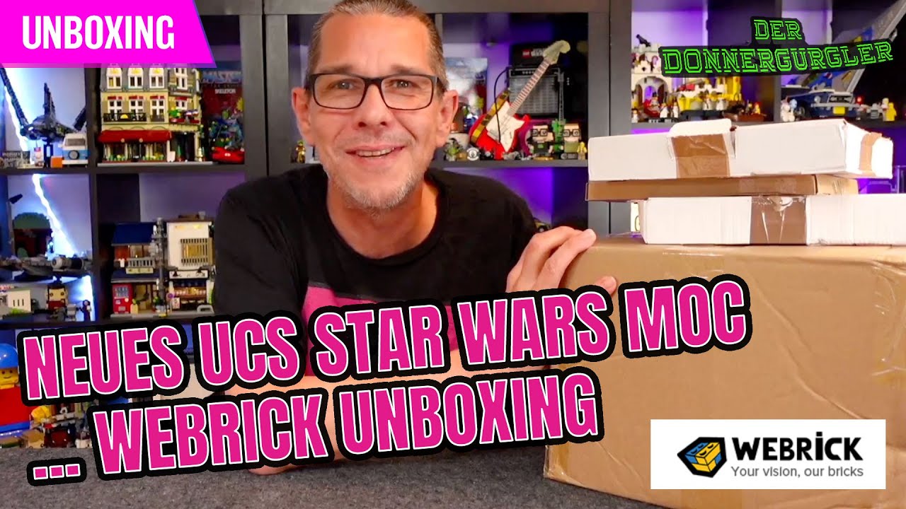 Webrick Teile unboxing für das nächste UCS Star Wars Raumschiff - Das Schiff von Luthen Rael - Andor
