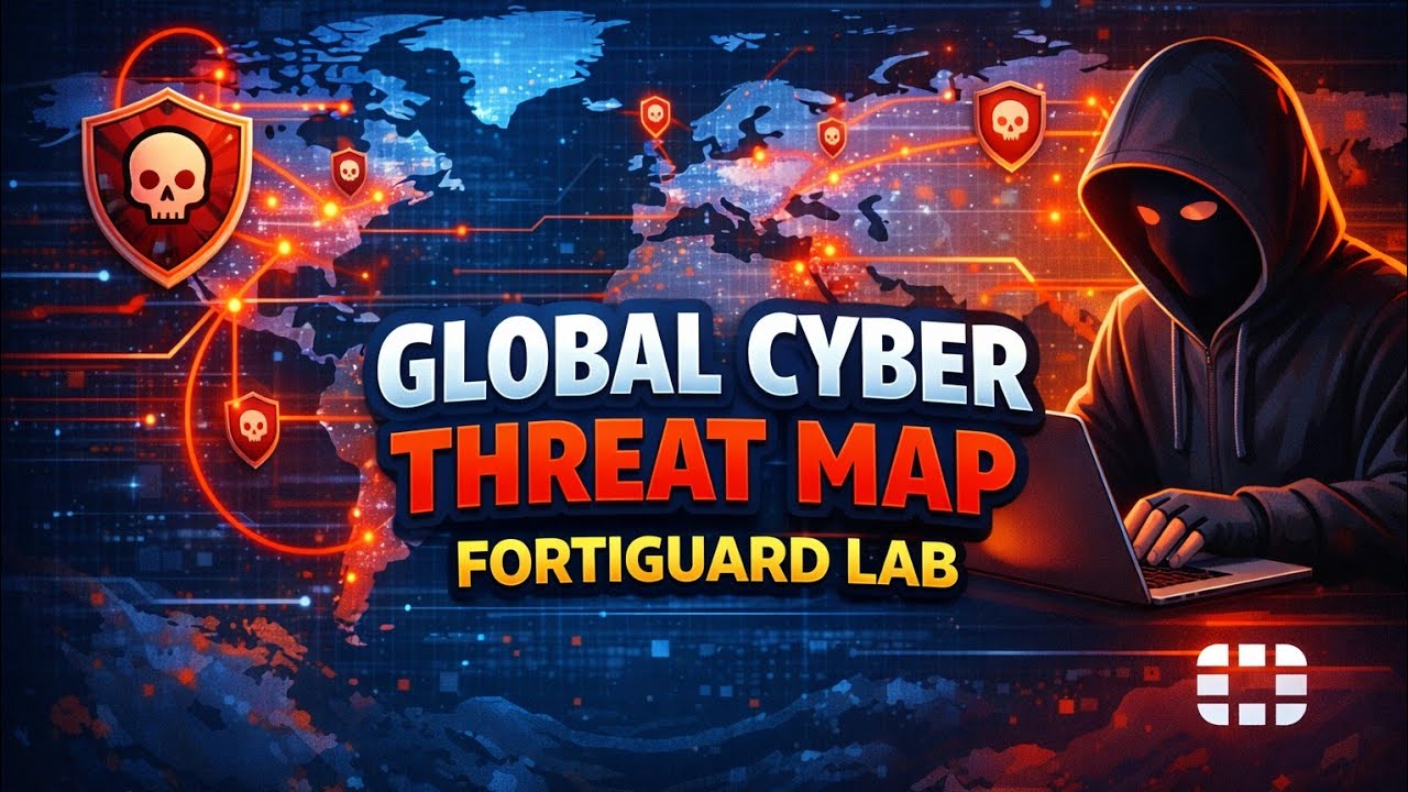 Inside the Global Cyberwar: FortiGuard Labs Real-Time Threat Map Explained