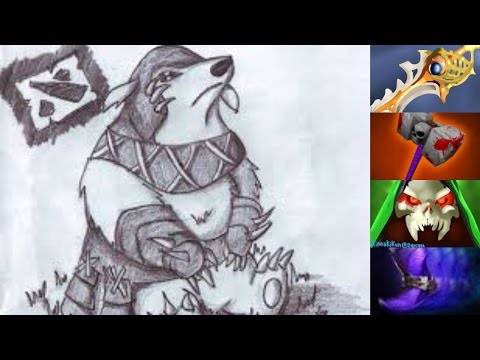 Dota 2 Rampage Ursa - Amazing Rampage in Fountain With Rapier