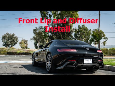Mercedes AMG GTS Carbon Fiber Installation