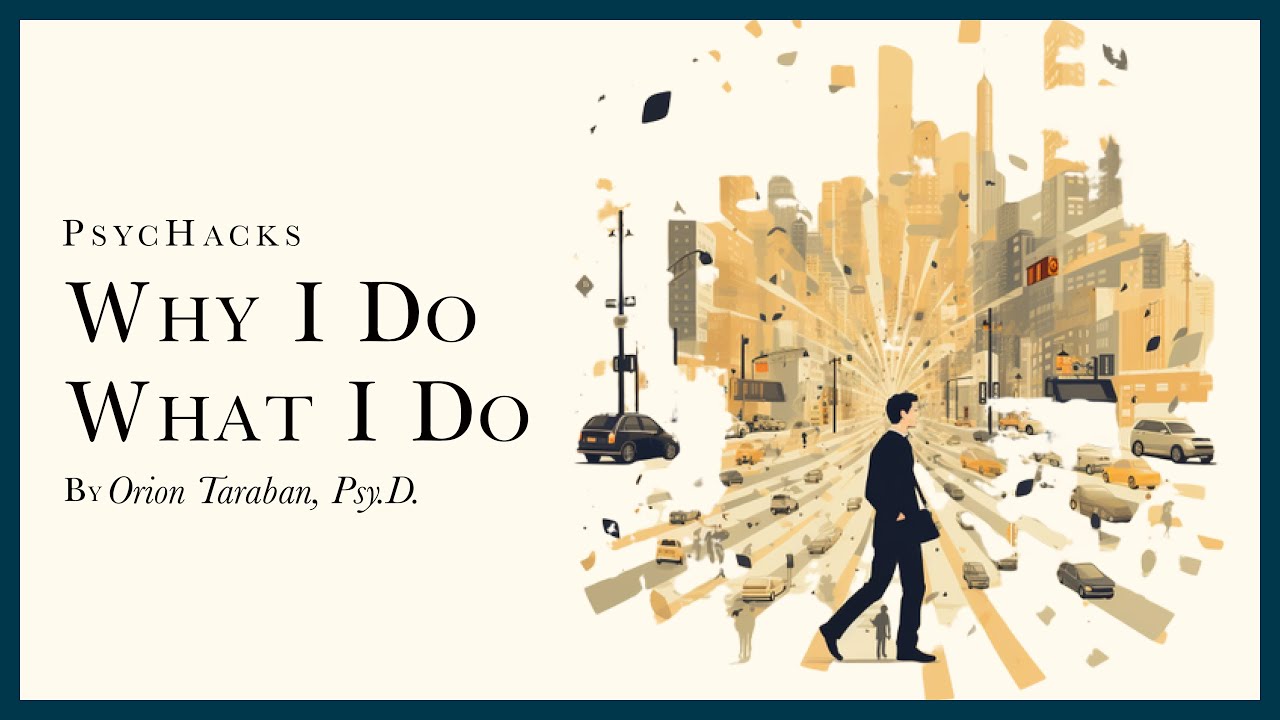 Why I do WHAT I DO: if no one else is doing the job, you're elected