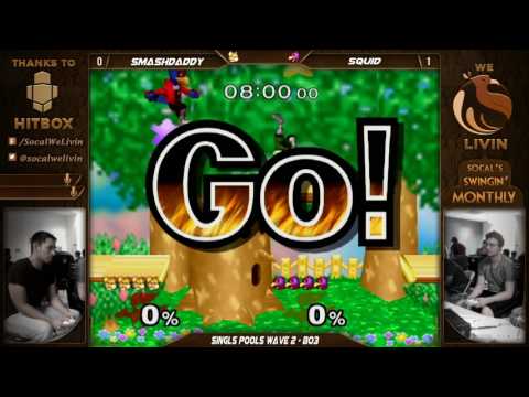 We Livin' VI - Melee Pools ft. Squid (Falco) VS Smash Daddy (Fox)