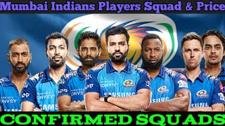 Mumbai Indians  Full Squad & All players price || মুম্বাই ইন্ডিয়ান সম্পুর্ণ দল এবং প্লেয়ারদের মূল্য