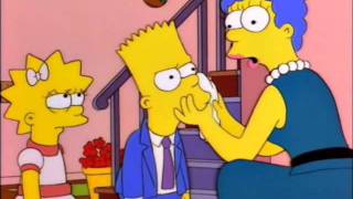 Homer plays with slot cars